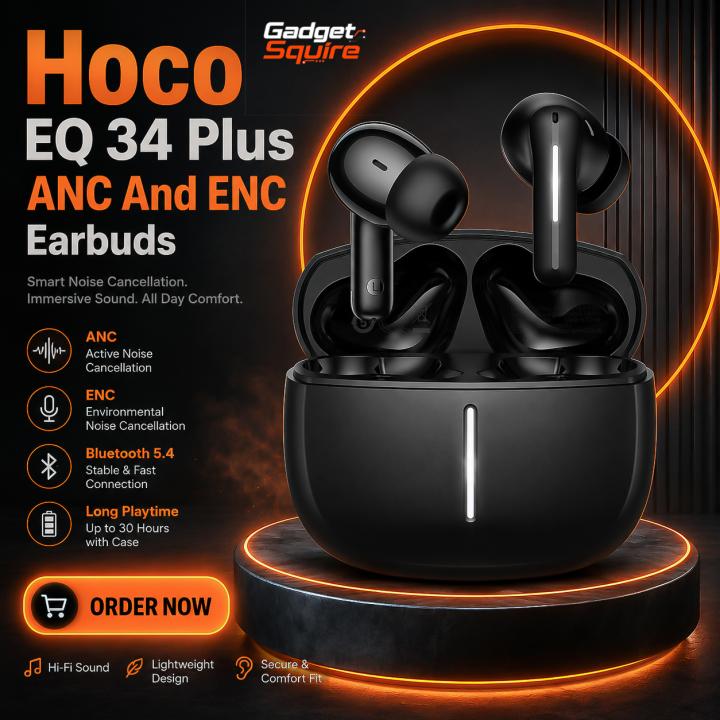 HOCO EQ34 Plus Rima ANC & ENC True Wireless Earbuds