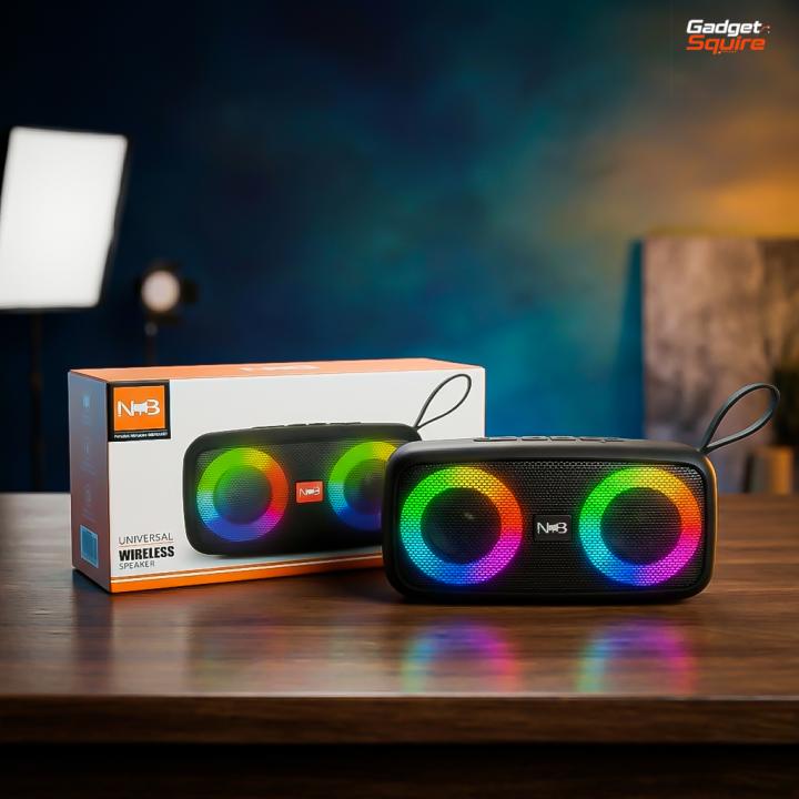 NB-051 RGB PORTABLE WIRELESS SPEAKER, TF/SD CARD TF/SD CARD, FM RADIO